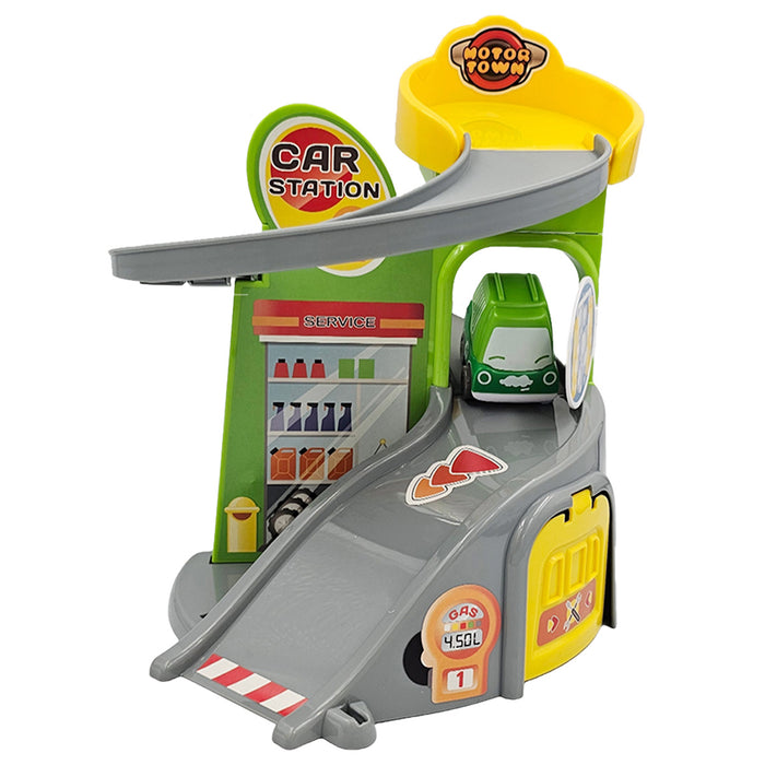 Motor Town Car Station Playset