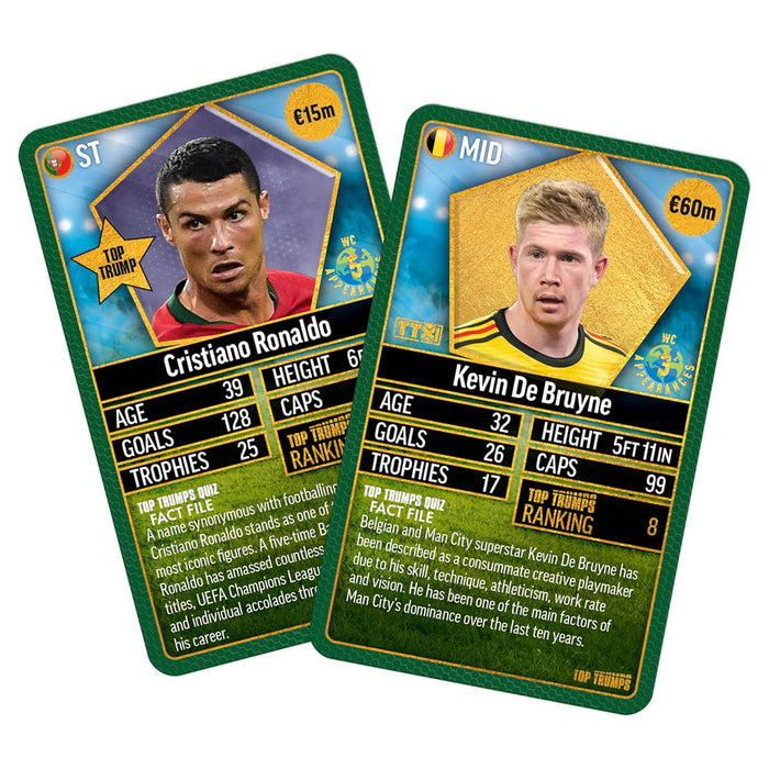 World Football Stars '24 Top 200 Top Trumps Card Game (Pack 5 of 6)