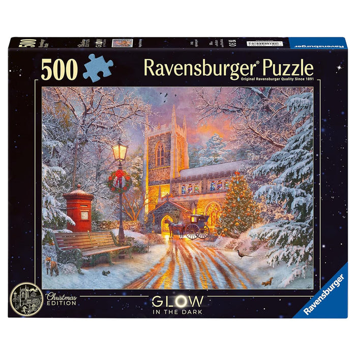 Ravensburger Magical Christmas Glow in the Dark Christmas Edition 500 Piece Jigsaw Puzzle