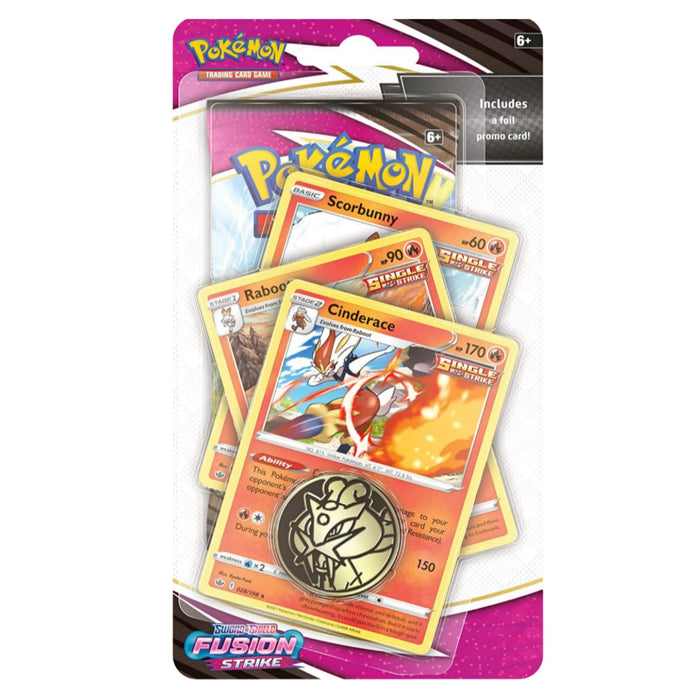 Pokémon TCG: Sword & Shield 8 Fusion Strike Premium Checklane Booster Pack (styles vary)