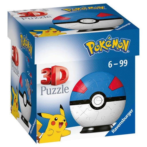  Ravensburger Pokémon Great Ball 54 Piece 3D Puzzle