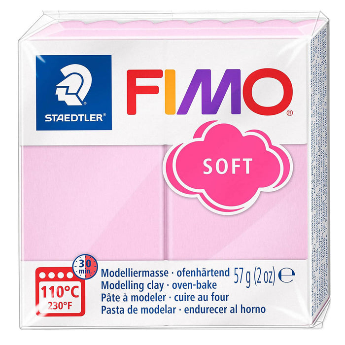 Staedtler FIMO Soft Oven-Bake Modelling Clay Pastel Rose 57g