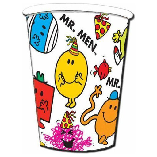 Pack of 8 Mr Men Cups