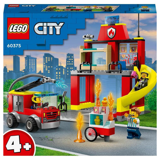 LEGO City 60375 Fire Station and Truck Building Set