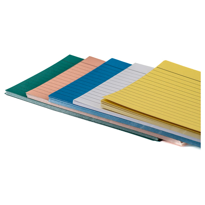 Assorted Colours A6 Record Cards (100 Pack)