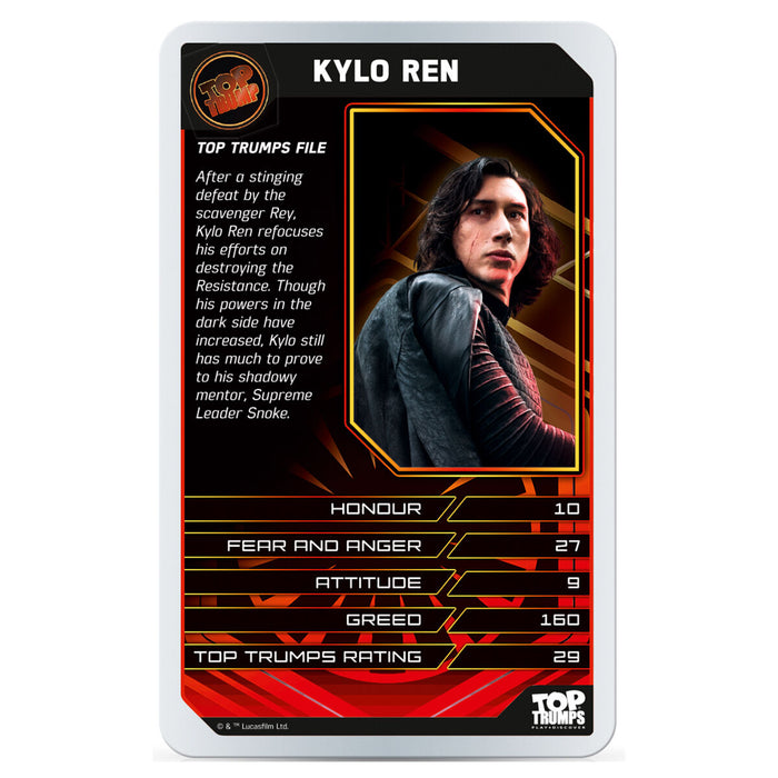 Star Wars: The Last Jedi Top Trumps Card Game 