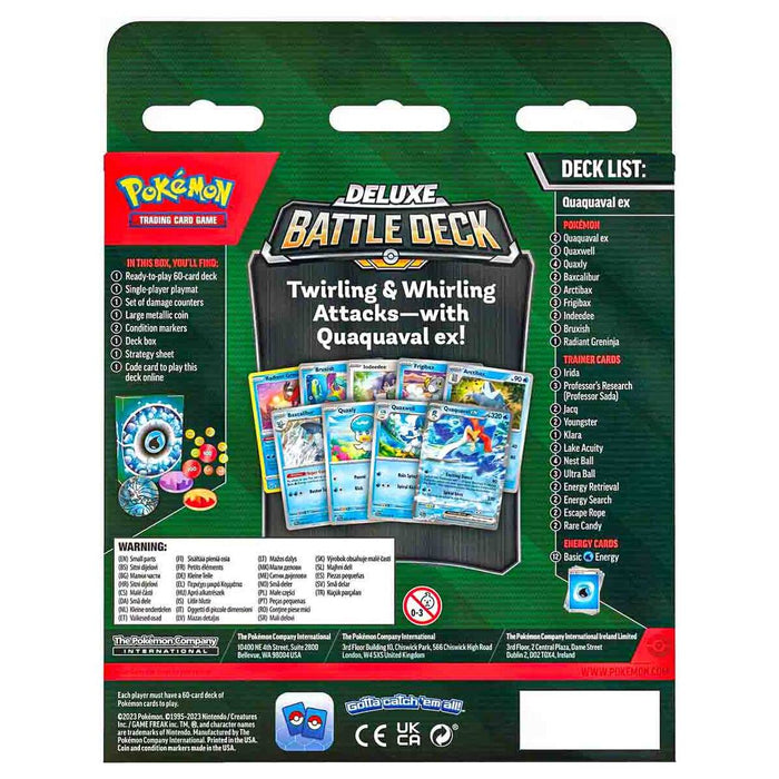 Pokémon Trading Card Game: Quaquaval ex Deluxe Battle Deck