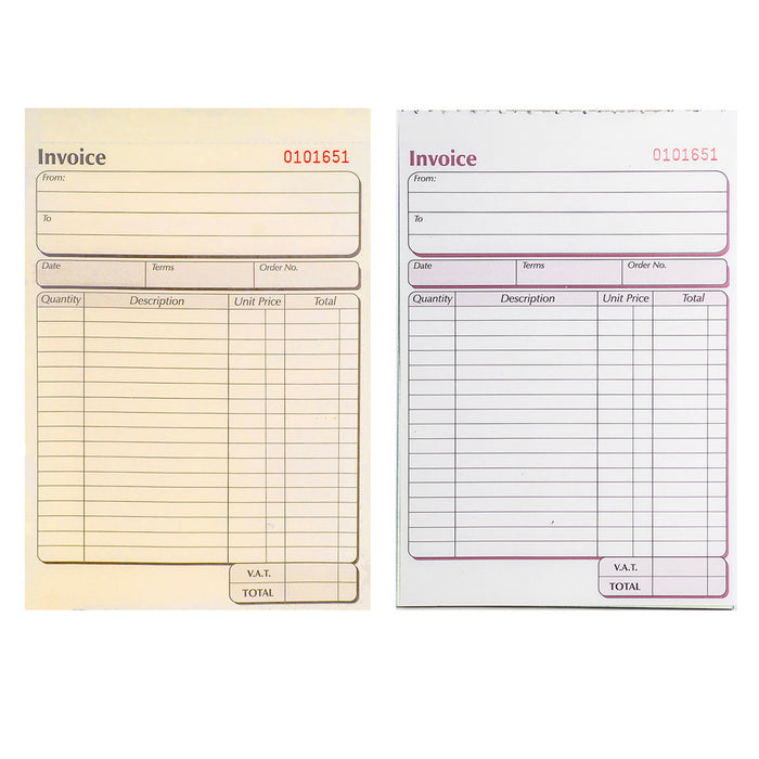 Carbonless Invoice Book (50 Duplicate Sets)