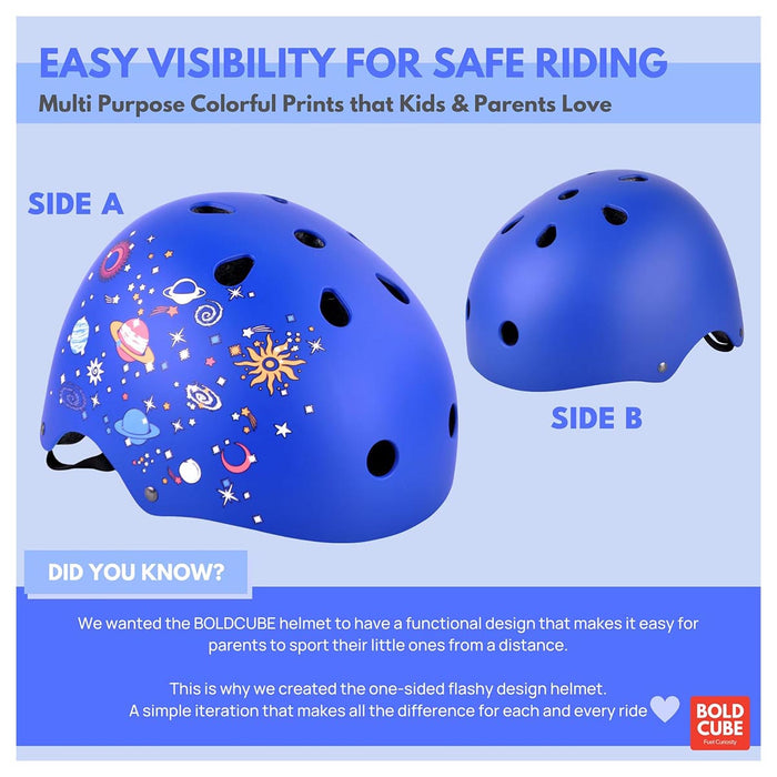 Boldcube Safety Helmet Galaxy Sky Blue Small