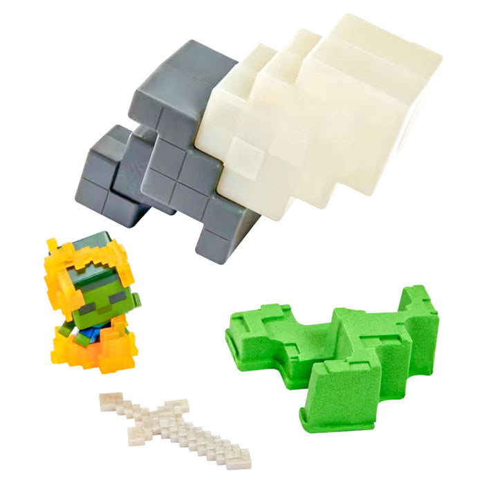 Minecraft Mini Mode Mining Action Figure Iron Sword Set