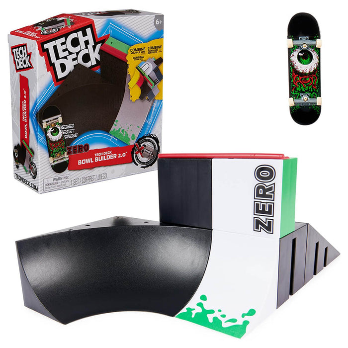  Tech Deck X-Connect Bowl Builder 2.0 Zero Fingerboard Set