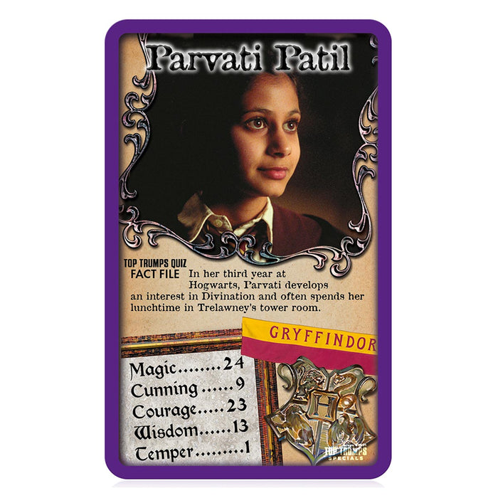 Harry Potter And The Prisoner Of Azkaban Top Trumps Specials Card Game