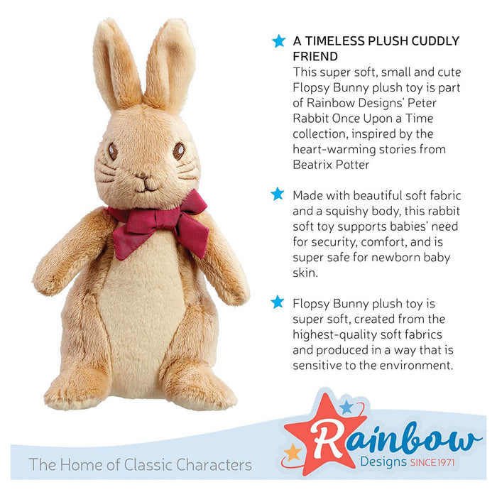 Rainbow Designs Peter Rabbit Flopsy 16cm Soft Toy