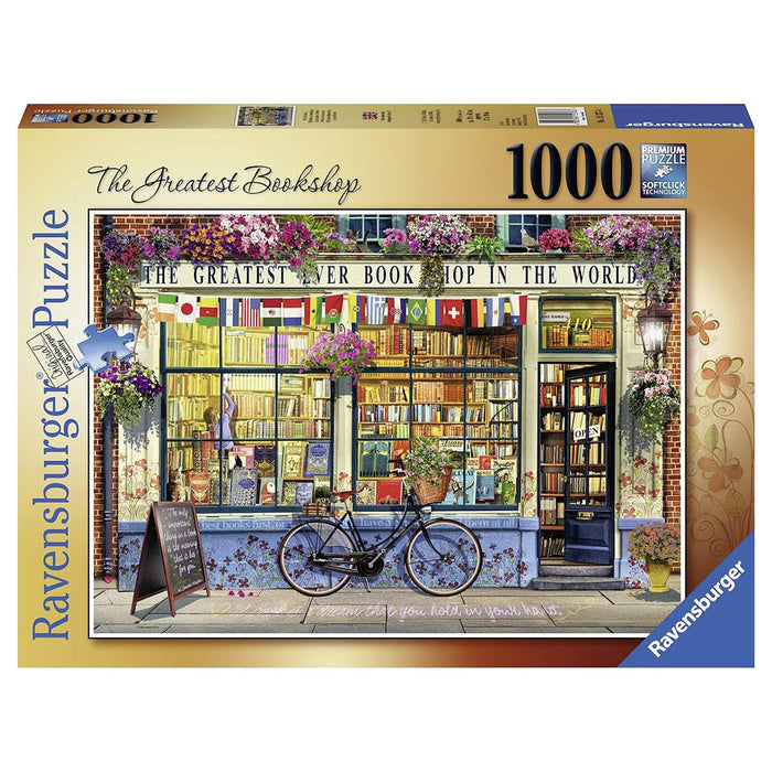 Ravensburger The Greatest Bookshop 1000 Piece Jigsaw Puzzle