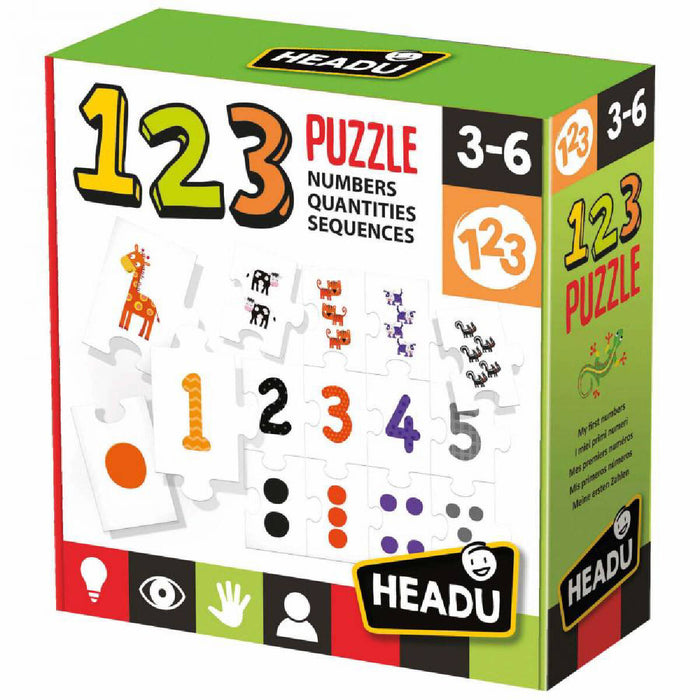 Headu 123 Puzzle Numbers Quantities Sequences