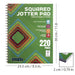 Booghe A4 Squared Jotter Pad 220 Pages (6 Pack)