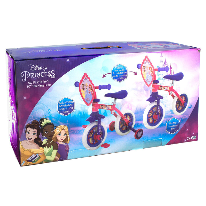 Disney Princess 2-in-1 10" Training Bike