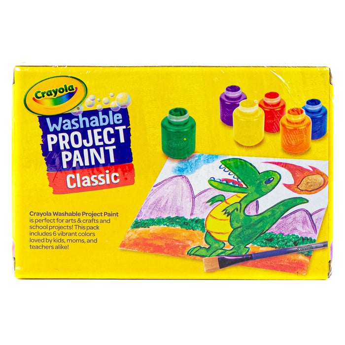 Crayola Washable Project Paint Classic (6 Pack)