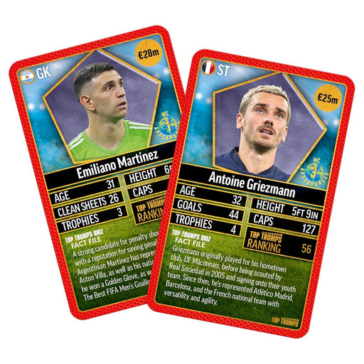 World Football Stars '24 Top 200 Top Trumps Card Game (Pack 4 of 6)