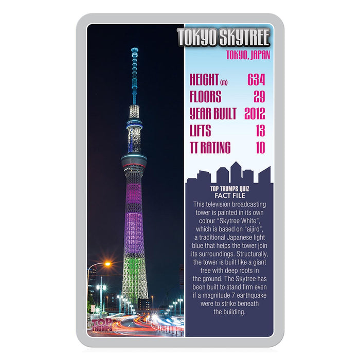 Skyscrapers Top Trumps Classics Card Game