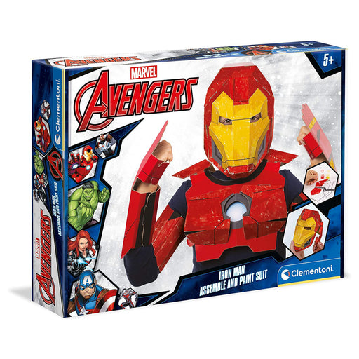 Clementoni Marvel Avengers Iron Man Assemble and Paint Suit