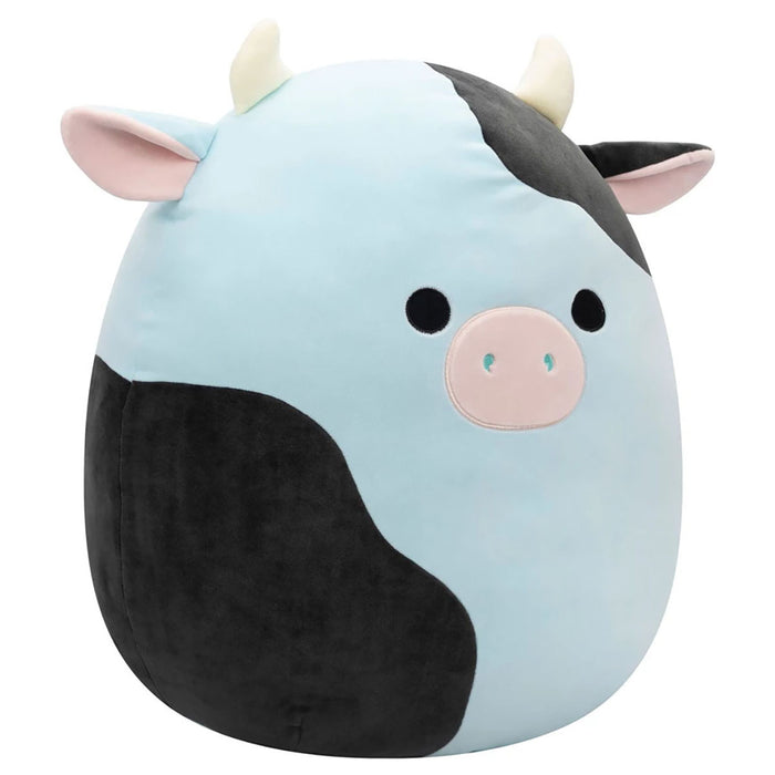  Squishmallows Cillian Black and Blue Cow 20" Plush