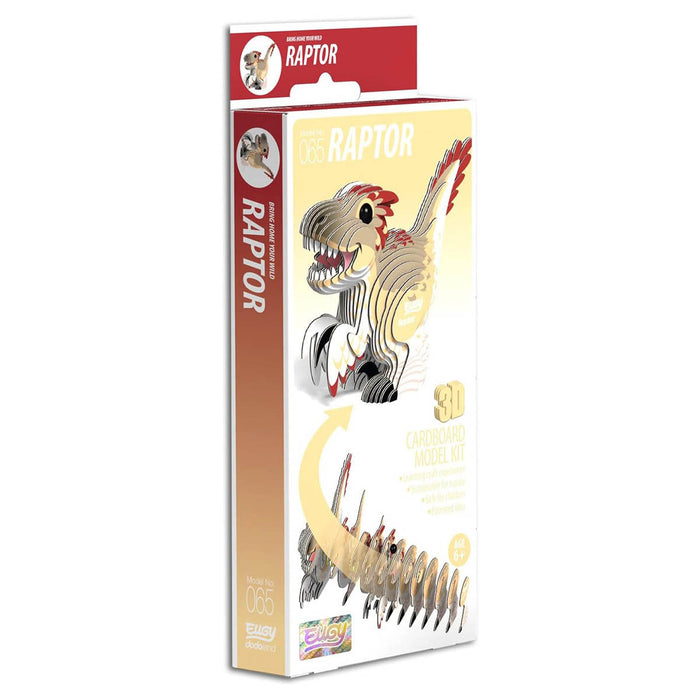 EUGY Raptor 3D Cardboard Model Kit