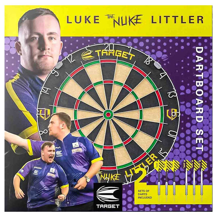  Luke 'The Nuke' Littler Dartboard Set