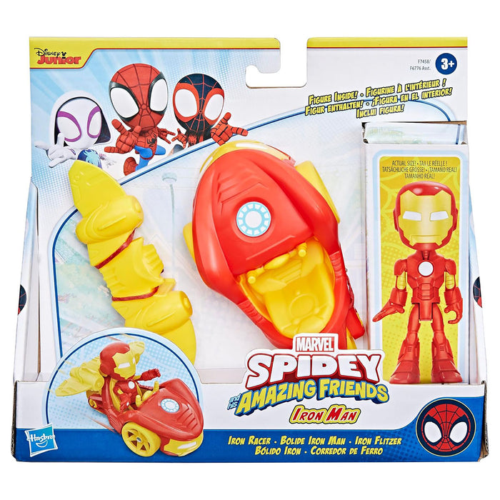  Marvel Spidey and his Amazing Friends: Iron Man Iron Racer Vehicle
