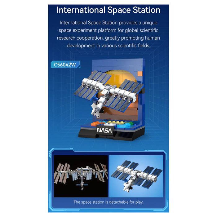 CaDA NASA International Space Station Building Set