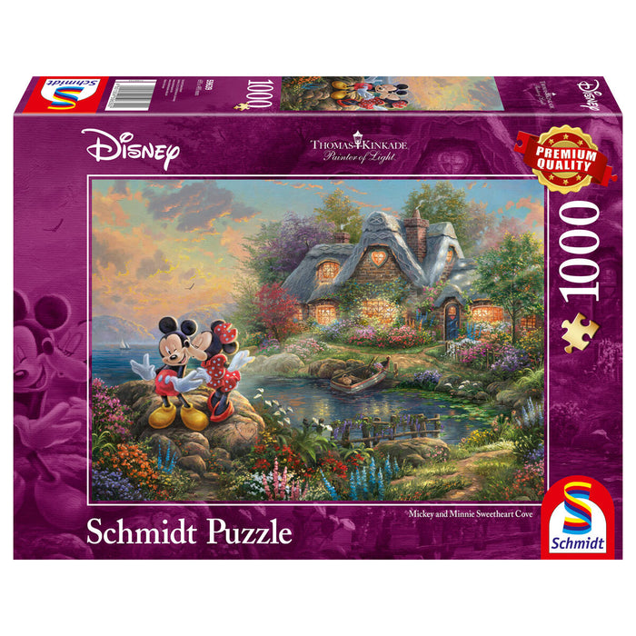 Disney Mickey and Minnie Sweetheart Cove 1000 Piece Jigsaw Puzzle