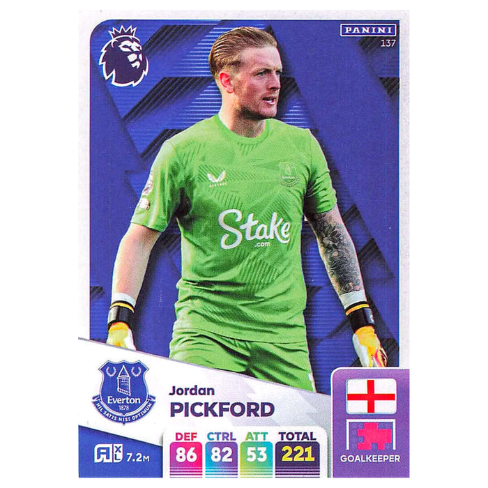 Panini Premier League 2024/25 Adrenalyn XL Official Trading Card Game Pocket Tin - Blue