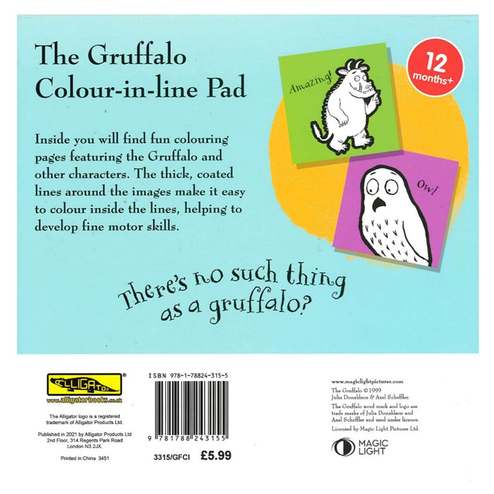 The Gruffalo Colour-in-Line Pad