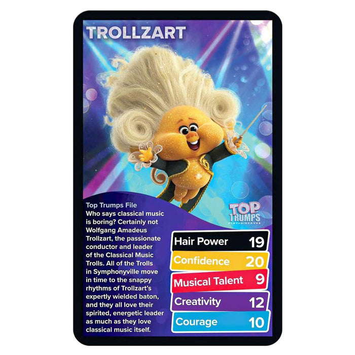 Trolls World Tour Top Trumps Card Game