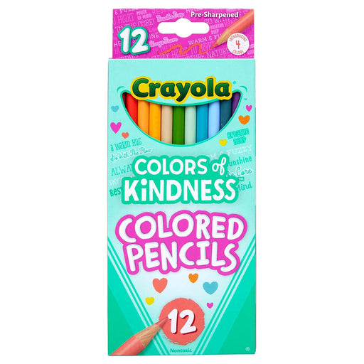 Crayola Colors of Kindness Coloured Pencils (12 Pack)