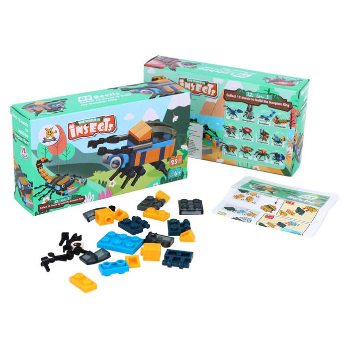 Henbrandt The World of Insects 12-in-1 Blocks (styles vary)