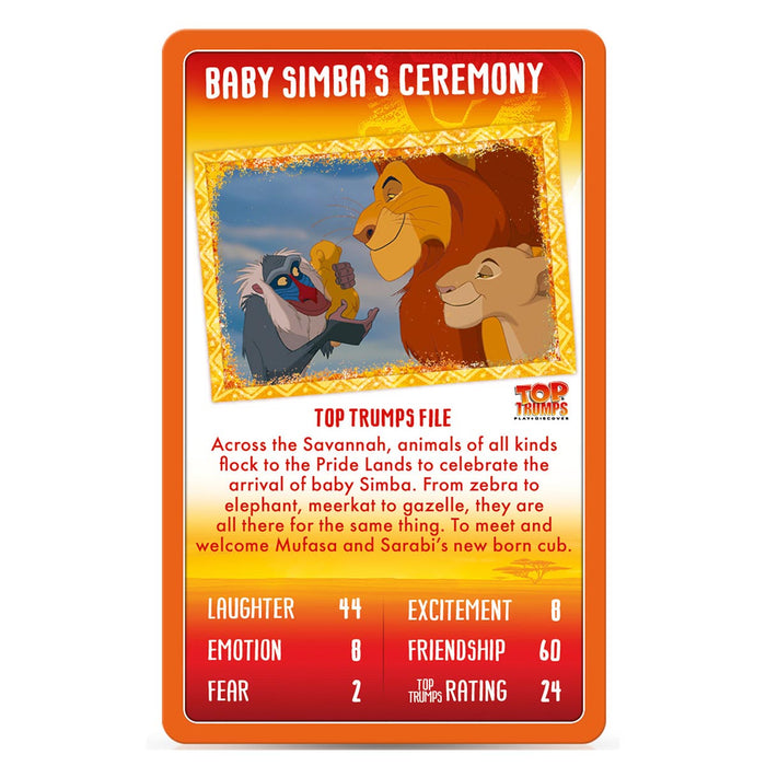 Disney The Lion King Top Trumps Specials Card Game