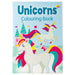 Unicorns Colouring Book Blue