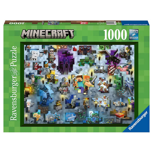 Ravensburger Challenge Minecraft Mobs 1000 Piece Jigsaw Puzzle