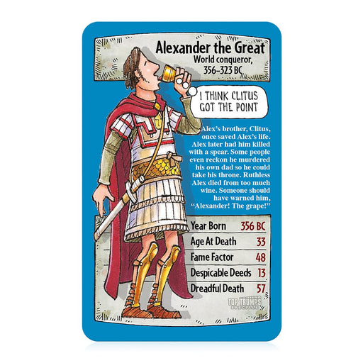 Horrible Histories Top Trumps Specials Card Game