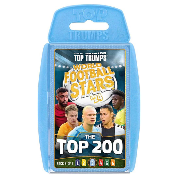 World Football Stars '24 Top 200 Top Trumps Card Game (Pack 3 of 6)