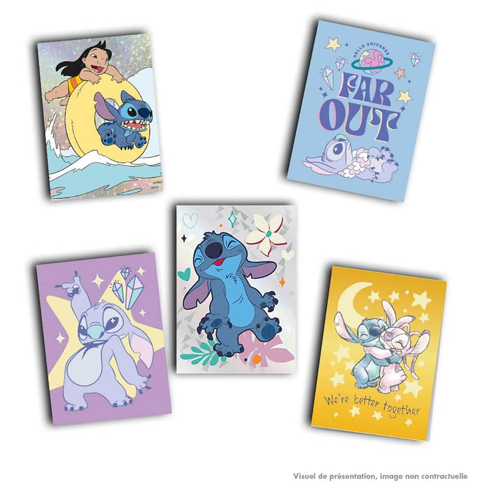 Panini Disney Stitch Sparkling Fun Trading Cards Collection Multipack