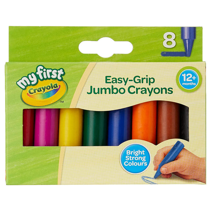 Crayola My First Easy-Grip Jumbo Crayons Pack of 8