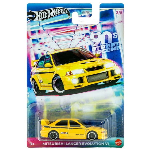 Hot Wheels 90's Street Scene Mitsubishi Lancer Evolution VI 1:64 Car (2/5)