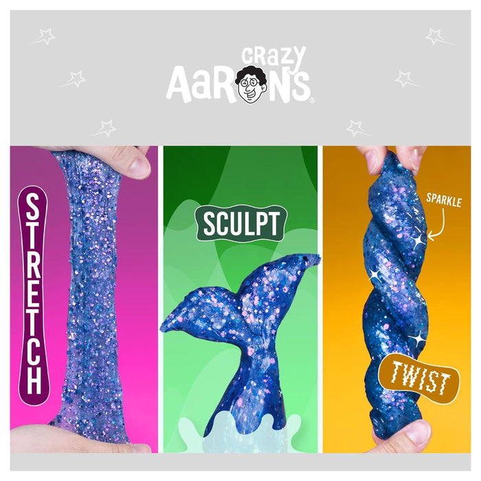 Crazy Aaron’s Glow Bright Mermaid Tale Thinking Putty 90g