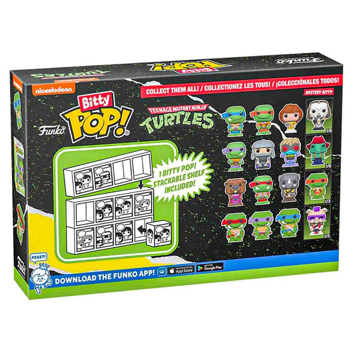 Funko Bitty Pop! Teenage Mutant Ninja Turtles Figures Series 2 (4 Pack)