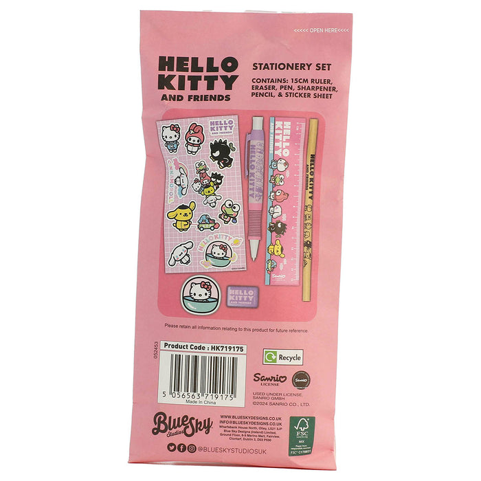 Hello Kitty and Friends Stationery Set