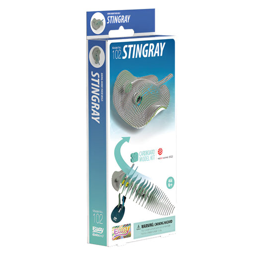 EUGY Stingray 3D Cardboard Model Kit