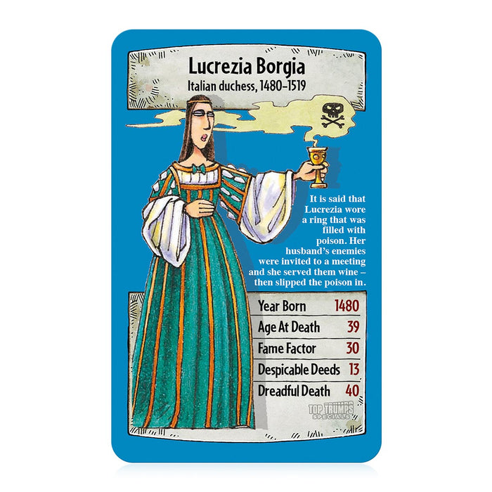 Horrible Histories Top Trumps Specials Card Game