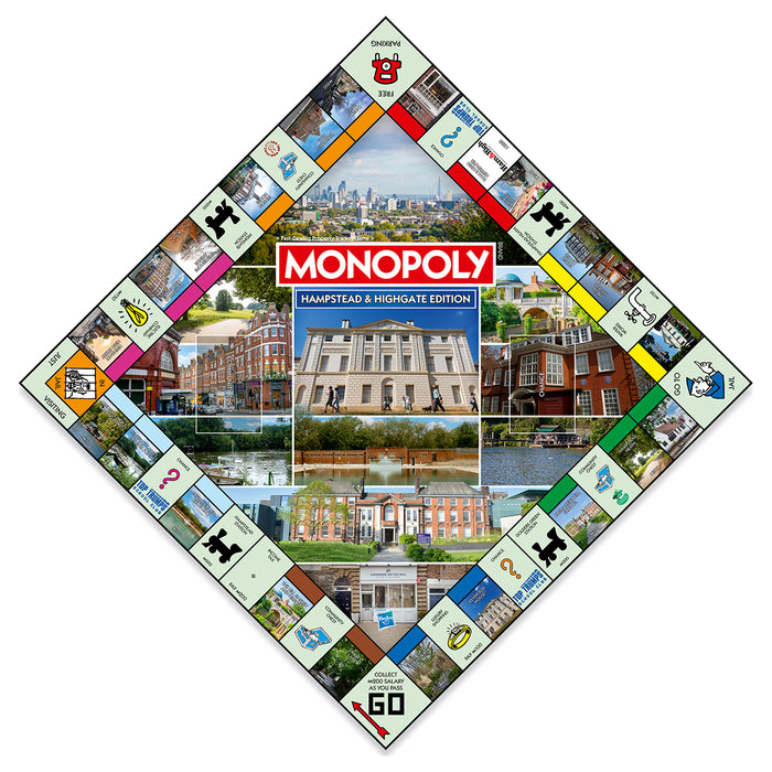 Monopoly Board Game Hampstead & Highgate Edition